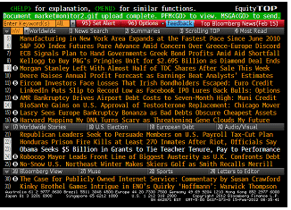 Beginner's Guide To The Bloomberg Terminal: News And Market Monitors